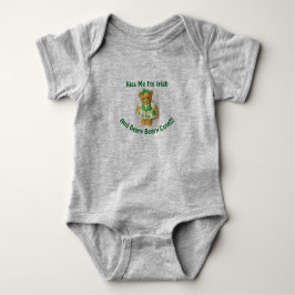 Body Para Bebé St. Patrick's Kiss Me Teddy Bear Baby Bodysuit