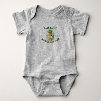 Body Para Bebé St. Patrick's Kiss Me Teddy Bear Baby Bodysuit
