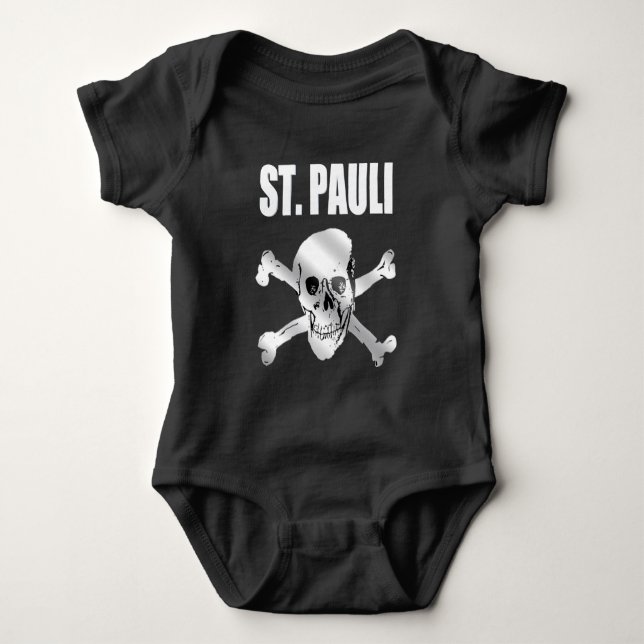 Body Para Bebé St. Pauli Fan Design (Anverso)