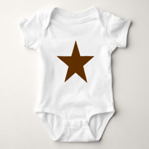 Body Para Bebé Star Brown Los Regalos Del MUSEO Zazzle