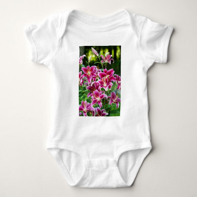 Body Para Bebé Stargazer Lilies (Anverso)