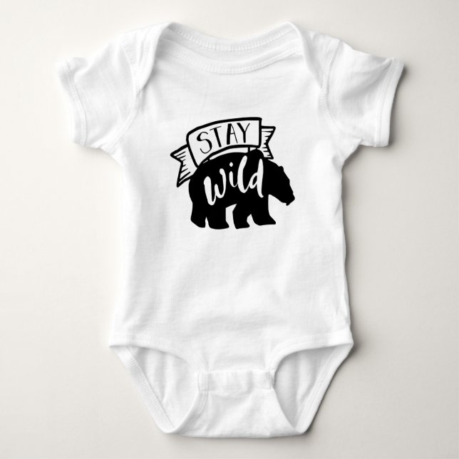Body Para Bebé Stay Wild Bodysuit (Anverso)