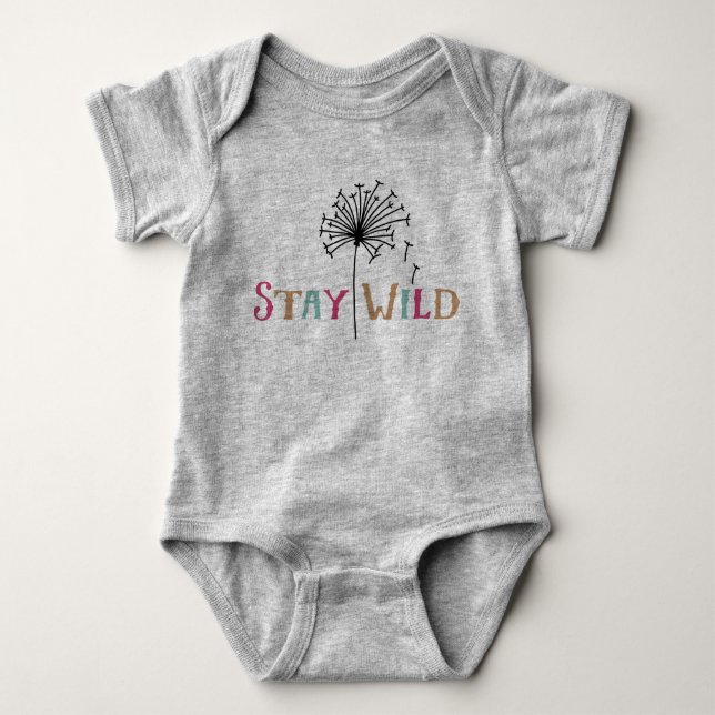 Body Para Bebé Stay Wild Bodysuit (Anverso)