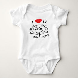 Body Para Bebé Stick Baby Te Amo