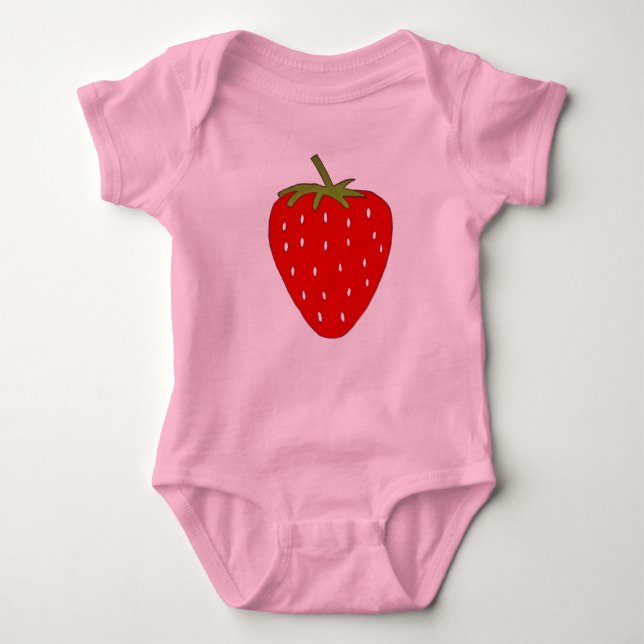 BODY PARA BEBÉ STRAWBERRY (Anverso)