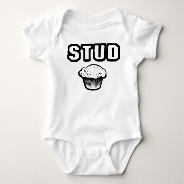 Body Para Bebé Stud Muffin (Anverso)