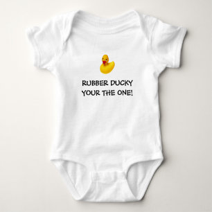 BODY PARA BEBÉ ¡SU DUCKY DE GOMA EL!