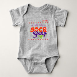 Body Para Bebé (Su Nombre Del Bebé) Clase Mundial Soca Baby