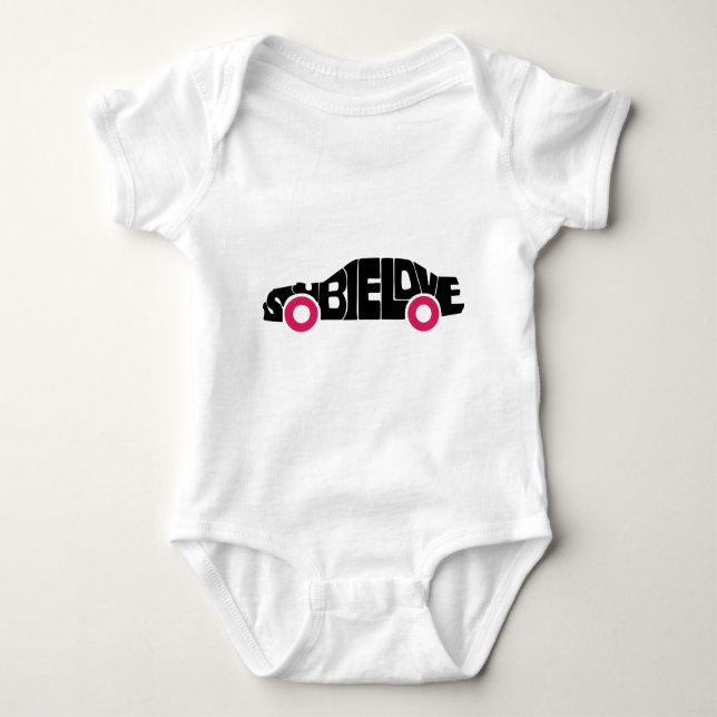 Body Para Bebé Subie Love Kids (Anverso)
