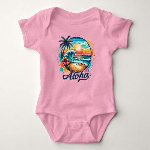 Body Para Bebé Sublimación de Aloha Beach Vintage-94953