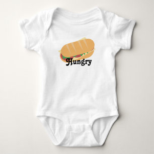 Body Para Bebé Subsandwich Foodie Hungry Baby Bodysuit