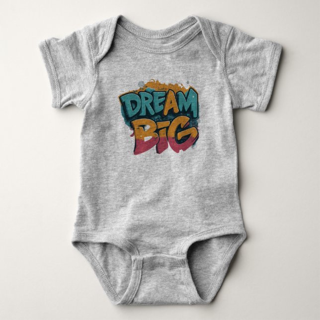 Body Para Bebé Sueña Grande Suave y Lindo  (Anverso)