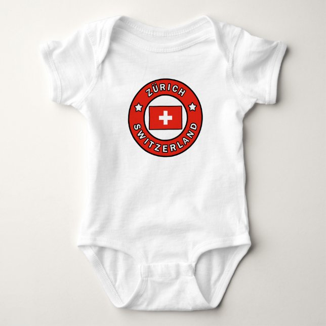 Body Para Bebé Suiza Zürich (Anverso)