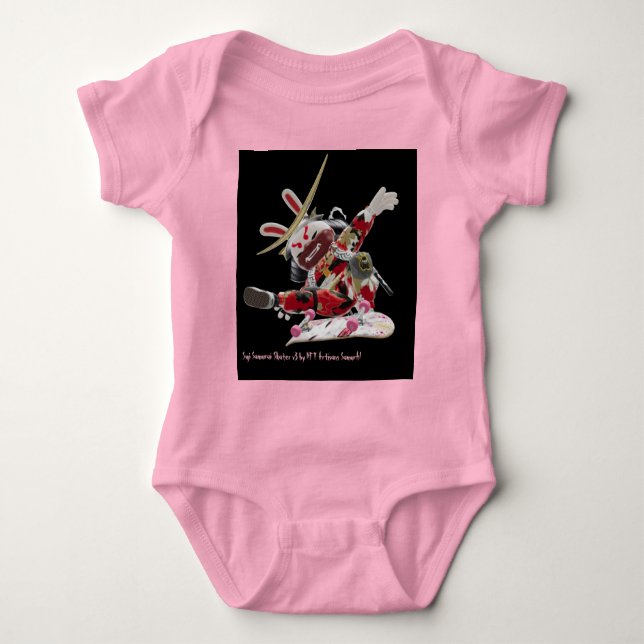 Body Para Bebé Suji Samurai Skater v3 - NFT Artisans SamurAI Bab (Anverso)