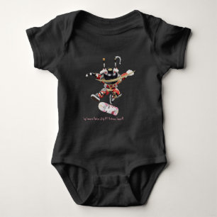 Body Para Bebé Suji Samurai Skater v5 - NFT Artisans SamurAI Baby