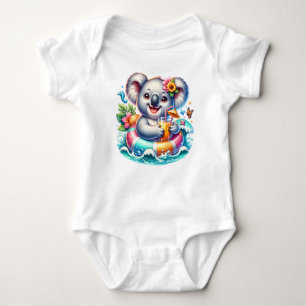 Body Para Bebé Summer Koala Sublimation Clipart-97702