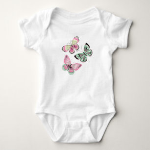 Body Para Bebé Summery Sweet Butterflies
