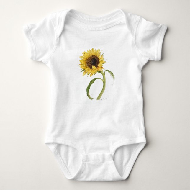 Body Para Bebé Sunflower Baby Bodysuit (Anverso)