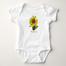 Body Para Bebé Sunflower Baby Bodysuit