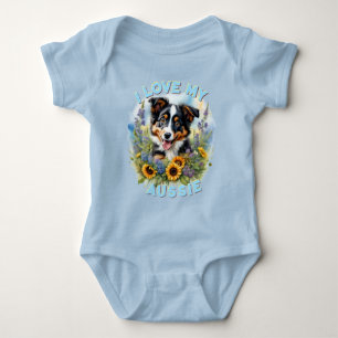 Body Para Bebé Sunny Aussie Meadow - Personalizable