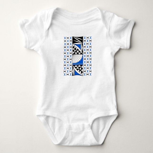 Body Para Bebé Sunrise in Blue (Anverso)