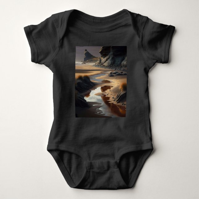Body Para Bebé Sunset Shore (Anverso)