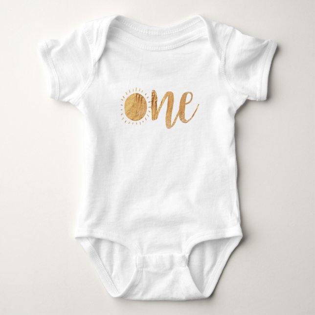 Body Para Bebé Sunshine 1cumpleaños Sun Baby Bodysuit (Anverso)