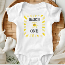 Sunshine Bodysuit Kids 1st Birthday Party