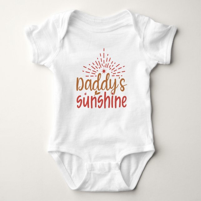 Body Para Bebé Sunshine de papá - Baby Boy Bodysuit (Anverso)