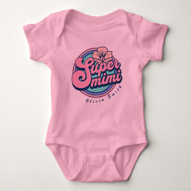 Body Para Bebé Super Mimi (Anverso)