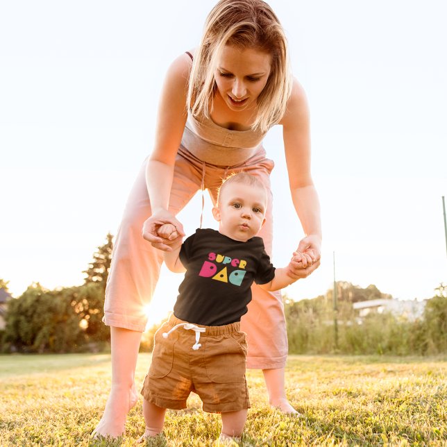 Body Para Bebé Super papá (Subido por el creador)