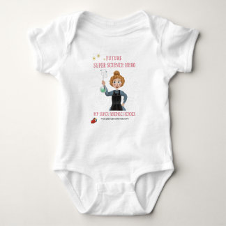 Body Para Bebé Super Science Baby Bodysuit - Marie Curie