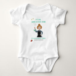 Body Para Bebé Super Science Baby Bodysuit - Marie Curie