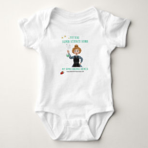 Body Para Bebé Super Science Baby Bodysuit - Marie Curie