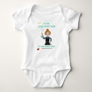 Body Para Bebé Super Science Baby Bodysuit - Marie Curie