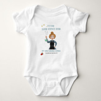 Body Para Bebé Super Science Baby Bodysuit - Marie Curie