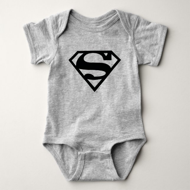 Body Para Bebé Supergirl Solid S-Shield (Anverso)