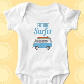 Body Para Bebé Surfboard Futuro
