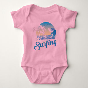 Body Para Bebé Surfing Sea Beach