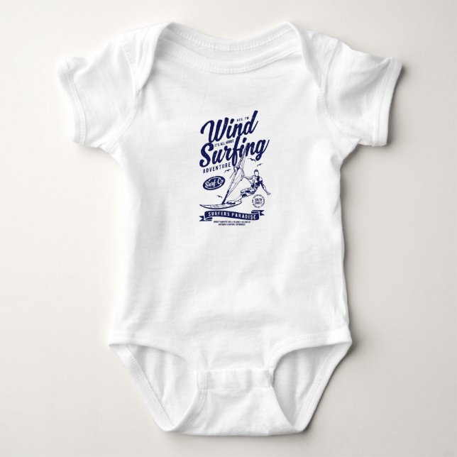 Body Para Bebé Surfing Wind (Anverso)