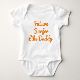 Body Para Bebé Surfista Futuro Como Papi Baby Bodysuit