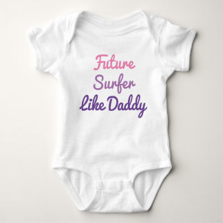 Body Para Bebé Surfista Futuro Como Papi Baby Bodysuit