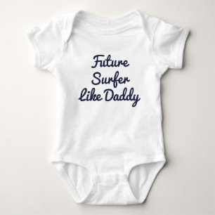 Body Para Bebé Surfista Futuro Como Papi Baby Bodysuit