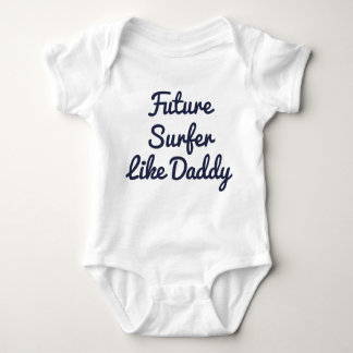 Body Para Bebé Surfista Futuro Como Papi Baby Bodysuit