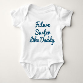 Body Para Bebé Surfista Futuro Como Papi Baby Bodysuit
