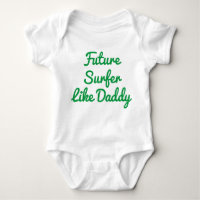 Surfista Futuro Como Papi Baby Bodysuit