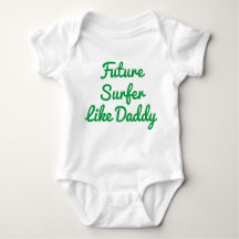 Surfista Futuro Como Papi Baby Bodysuit