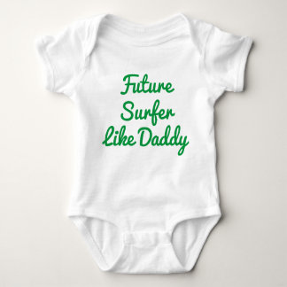 Body Para Bebé Surfista Futuro Como Papi Baby Bodysuit