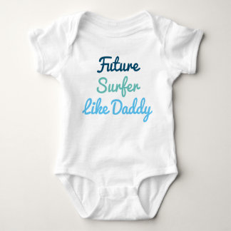 Body Para Bebé Surfista Futuro Como Papi Baby Bodysuit