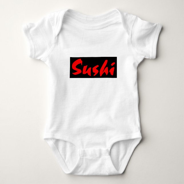 Body Para Bebé Sushi (Anverso)